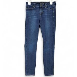 Liverpool Womens Skinny Jeans Corvus Dark Wash Stretch Blue Denim Size 4